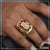 1 Gram Gold Plated Om With Diamond Glittering Design Ring