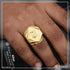 1 Gram Gold Forming Om Superior Quality Graceful Design Ring for Men - Style B055