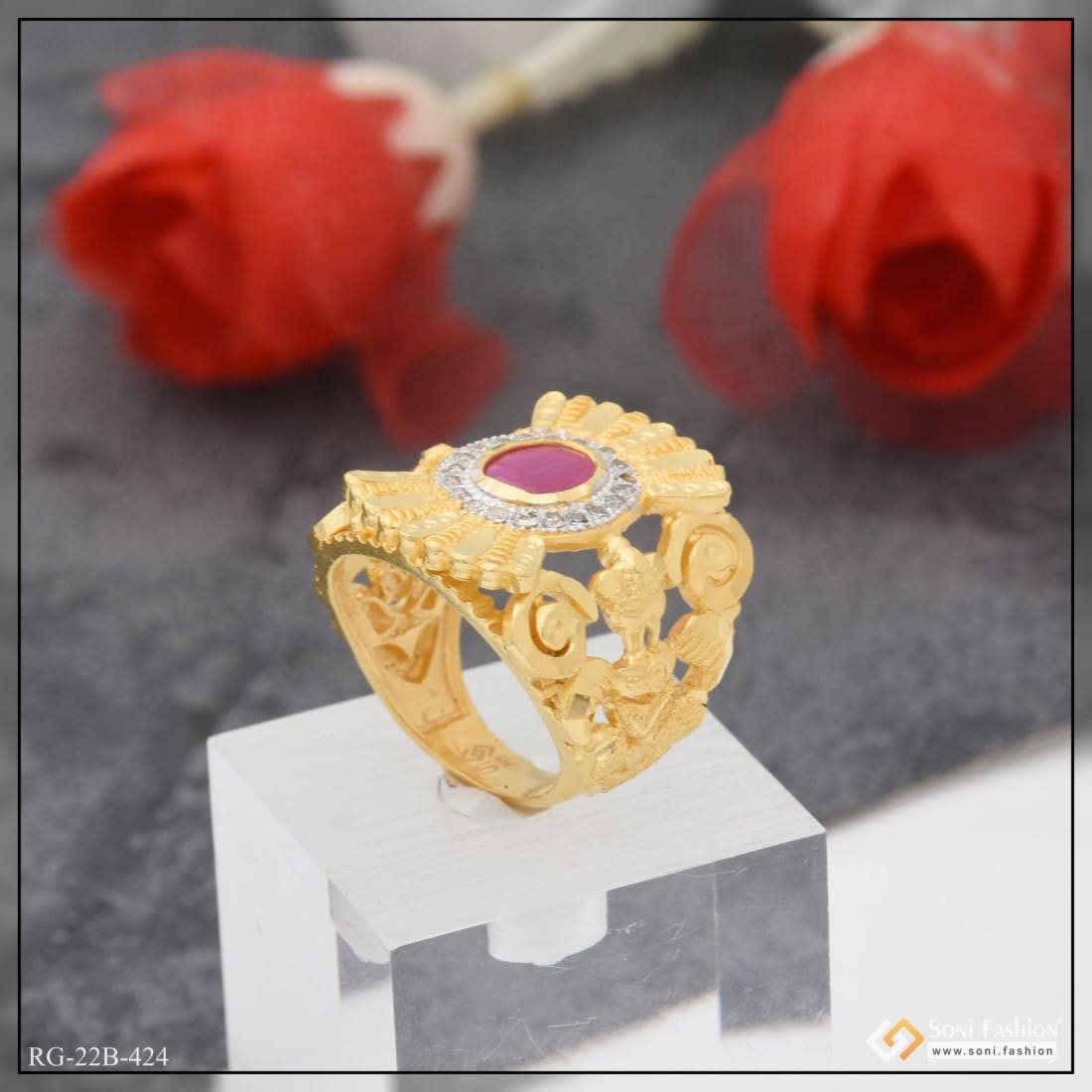 Birthstone Family Ring Mounting - Quality Gold