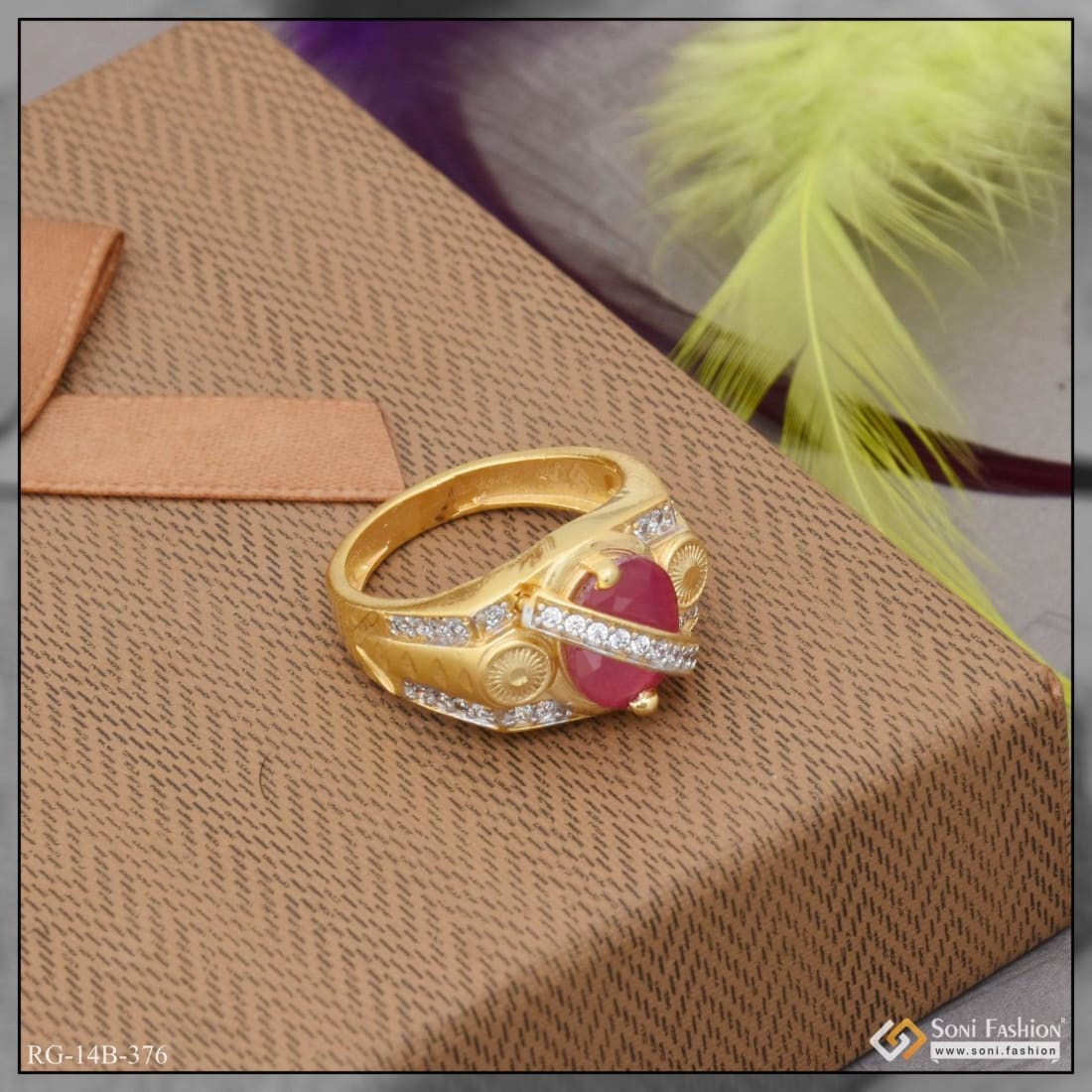 4.5g 22K Ladies Party Wear Gold Ring at Rs 27000 | New Delhi | ID:  2852511101862