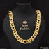 1 Gram Gold Plated Pokal Etched Design High-Quality Chain for Men - Style C750