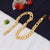1 Gram Gold Plated Pokal Etched Design High-quality Chain