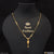 1 gram gold plated pretty design necklace for ladies - style