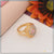 1 Gram Gold Plated Purple Stone With Diamond Designer Ring
