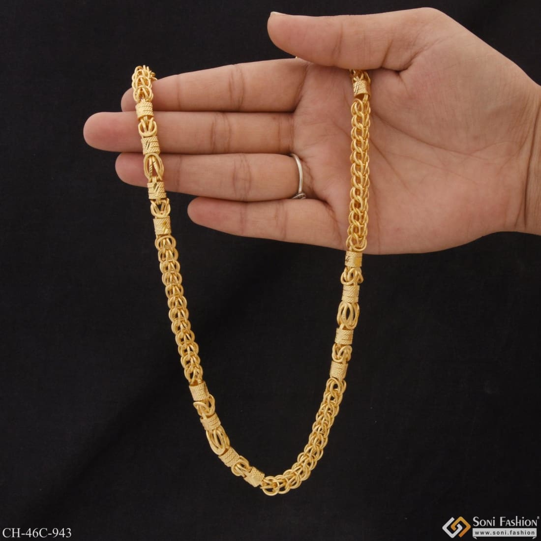 Fancy Jewelry Chain Best quality long lasting plated Gold at Rs 98.00, Lallapura, Varanasi