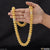 1 Gram Gold Plated Rajwadi With Diamond Latest Design Chain