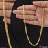 1 Gram Gold Plated Rajwadi Etched Design High-Quality Chain for Men - Style C918
