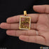 1 Gram Gold Plated Jay Ranchhod Finely Detailed Design Pendant For Men - Style B569