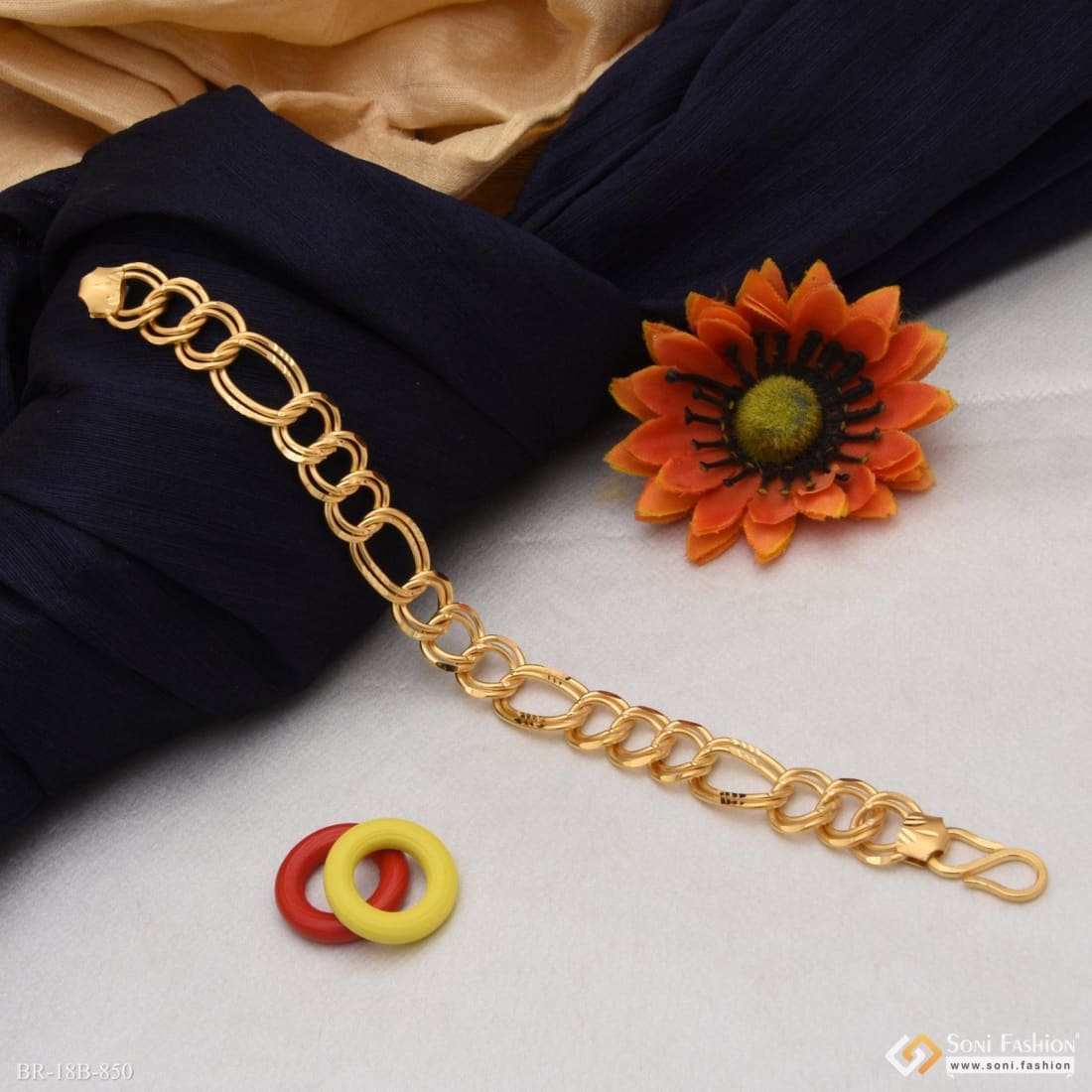 Victorian Antique Foxtail Chain Bracelet 14K Gold - Ruby Lane