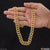 1 gram gold plated ring into hand-crafted design chain for