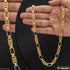1 Gram Gold Forming Round linked Attention-Getting Design Chain for Men - Style C151