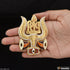 1 Gram Gold Plated Shiv On Trishul Glittering Design Pendant For Men - Style B574