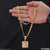 1 gram gold plated shivaji maharaj new design chain pendant