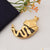 1 Gram Gold Plated Snake On Artificial Lion Nail Latest