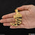 1 Gram Gold Plated Snake On Artificial Lion Nail Latest