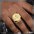 1 gram gold plated om stunning design superior quality ring