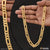 1 Gram Golden Chain with Diamond Clasp - High-Quality Design for Men