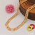 1 Gram Gold Plated High-class Design Chain with Red Ring and Pink Flower