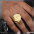 1 Gram Gold Forming Swastik Attention-Getting Design Ring for Men - Style B061