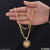1 gram gold plated tiger popular design chain pendant combo