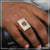 1 Gram Gold Forming Triangle with Diamond Glamorous Design Ring - Style A939