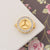 1 Gram Gold Plated Triangle Glittering Design Button Cover