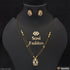 1 Gram Gold Plated White Stone Designer Mangalsutra Set For Women - Style A362