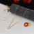 1 Gram Gold Plated White Stone Fashion-forward Necklace For