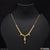 1 Gram Gold Plated With Diamond Graceful Design Necklace