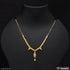 1 Gram Gold Plated With Diamond Graceful Design Necklace For Ladies - Style A101