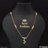 1 Gram Gold Plated with Diamond High-Class Design Necklace for Ladies - Style A238