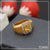 1 gram gold plated yellow stone artisanal design ring for