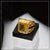 1 gram gold plated yellow stone attention-getting design