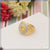 1 gram gold plated yellow stone with diamond best quality