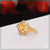 1 gram gold plated yellow stone with diamond designer ring