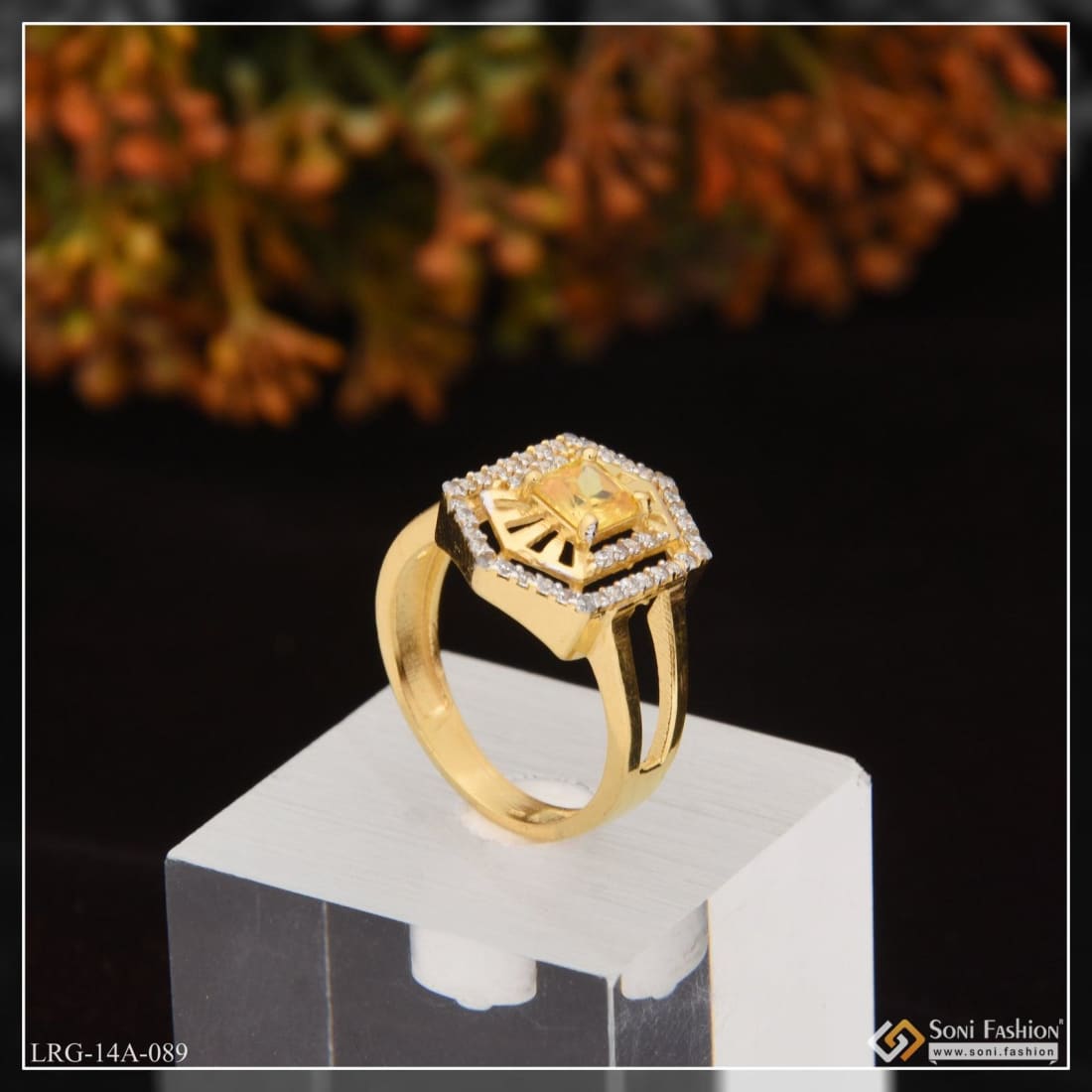 Elegant Ladies Diamond Horseshoe Ring