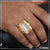 1 Gram Gold Plated Yellow Stone Ring For Men crafted expertly - Style B165