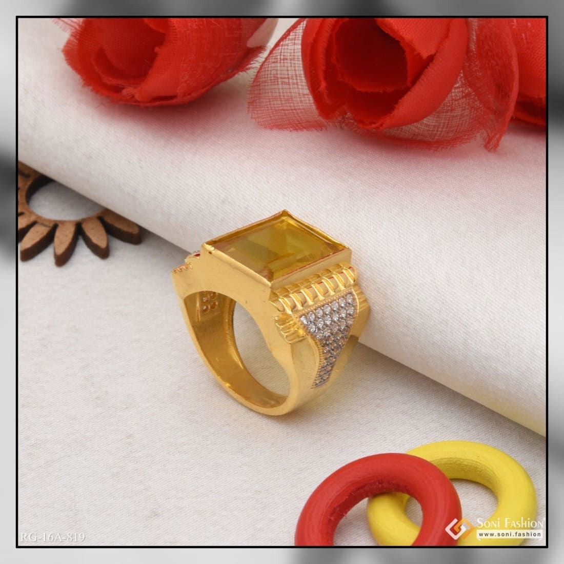 18 And 22 Ct Maker Male Gold Gents Ring, Under 1 Gram at best price in  Ahmedabad