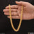 Gold chain with link in 1 Gram Gold - Ring Into Ring With Kohli Gold Plated Chain For Men - Style B400