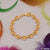 Gold plated bracelet with circular design - 1 Gram Gold - Round Linkled Best Quality Gold Plated Bracelet For Men - Style B649.