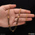1 gram gold forming hand-finished design 3 line mangalsutra