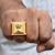 1 Gram Gold Forming Indian Mudra Exciting Design High-Quality Ring - Style A282