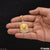 1 Gram Gold Forming Lion with Diamond Gold Plated Pendant for Men - Style A947
