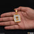 1 Gram Gold Forming Mudra with Diamond Best Quality Pendant for Men - Style A965