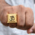 1 Gram Gold Forming Om Expensive-Looking Design High-Quality Ring - Style A316