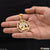 1 Gram Gold Forming Sai with Diamond Antique Design Gold Plated Pendant for Men - Style A944