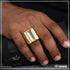 1 Gram Gold Forming Yellow Stone with Diamond Glamorous Design Ring - Style A780