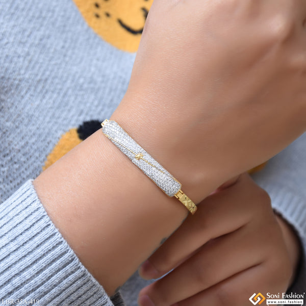 1 Gram Gold Plated Best Quality Bracelet for Ladies - Style A419