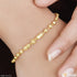 1 Gram Gold Plated Cool Design Latest Design Bracelet for Ladies - Style A331
