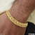 1 Gram Gold Plated Decorative Design Best Quality Bracelet for Men - Style C776